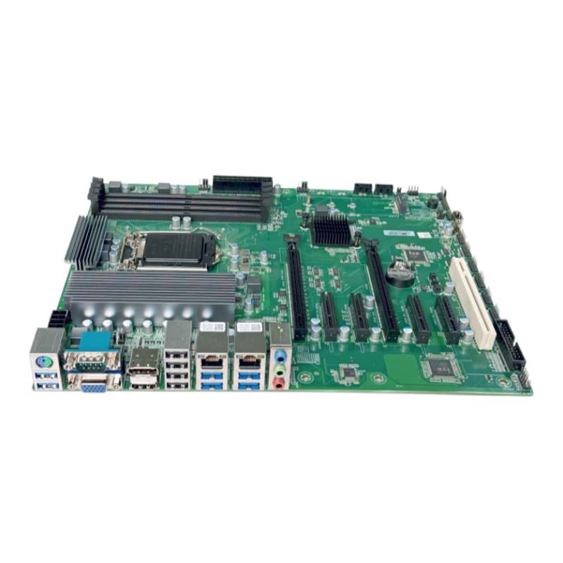 Industrial-Grade Q470/Z490 ATX Motherboard: 10th/11th Gen Core, 5 PCIe, Dual Display, 4U Smart Vision Control