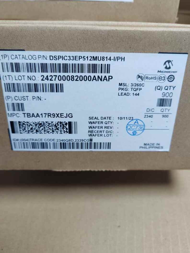 Buy DSPIC33EP512MU814-I/PH Microchip | Original Stock, RoHS Compliant | Fast Delivery from Authorized Distributors