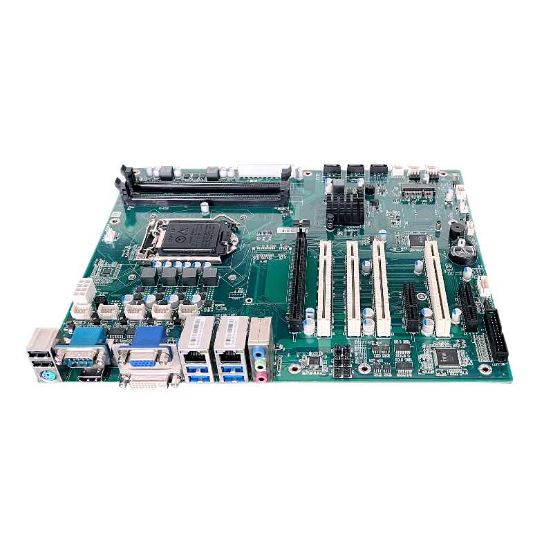 Low-Cost H81 ATX Motherboard: 4 PCIe x16 Slots, 4th Gen Intel® LGA1150, Wall-Mount for Industrial Control