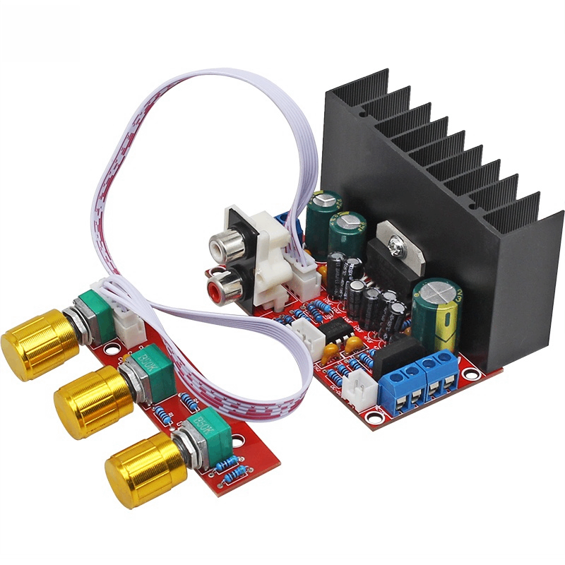 TDA7377 30W×2+60W 2.1 Amp Kit - Bass Control & Single Power Supply: For Home Theater & DIY Audio